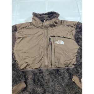 The North Face Summit Series Brown Fleece Jacket Womens M Full Zip Pocket